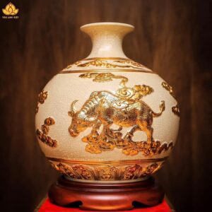 Lộc linh tam hợp Tỵ Dậu Sửu trắng