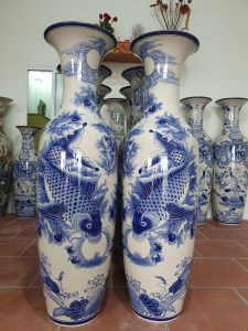 Lục Bình Lý Ngư Vọng Nguyệt men rong
