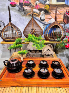 Bộ ấm chén tống nâu mật