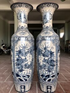 Lộc bình Long Ly Quy Phụng men rạn