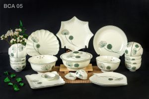 Bộ bát đĩa bồ công anh 01