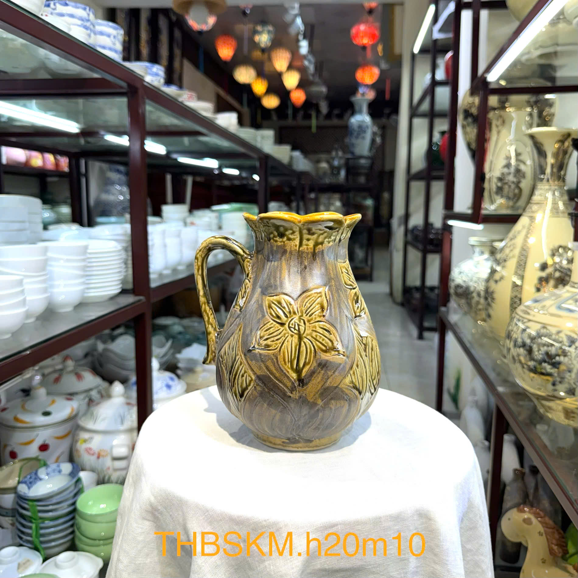 Gốm mộc khắc nâu - Ảnh 6