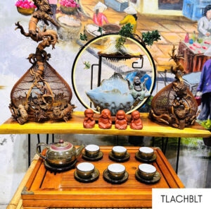 Bộ ấm chén men ngọc lục bảo