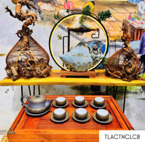 Bộ ấm chén chim lạc