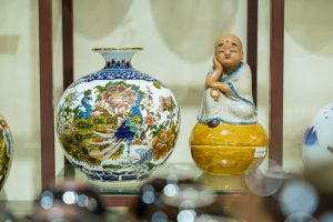Bình hút lộc bo nhị cảnh Công thành danh toại vẽ vàng 24K