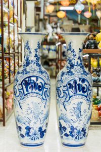 Lộc bình Phúc Đức men rong 1.2m