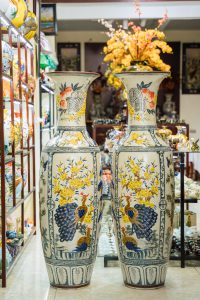 Lục Bình Tứ Cảnh Men Rạn