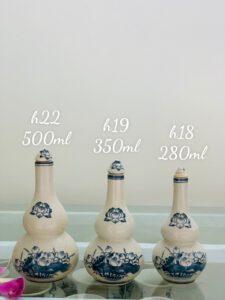 Nậm rượu men rạn trơn