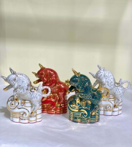 Tượng tuổi sửu vẽ vàng 24k