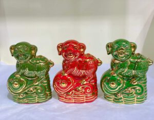 Tượng tuổi hợi vẽ vàng 24k