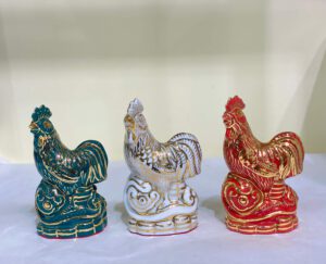 Tượng tuổi dậu vẽ vàng 24k