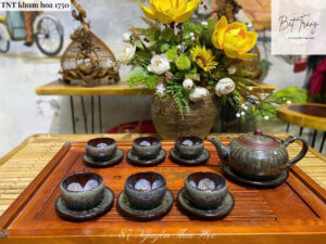 Bộ ấm chén men ngọc thạch