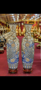 Lộc bình Công danh phú quý đắp nổi