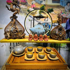 Bộ ấm chén hoa đào